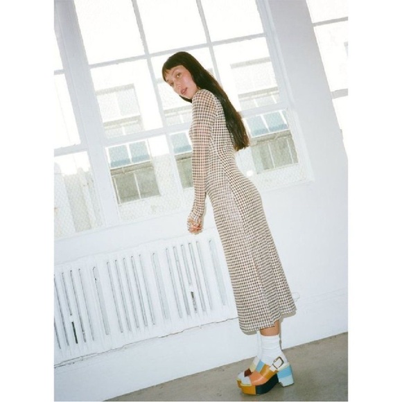 Find Me Now Elena Houndstooth Dress Sz S - Picture 9 of 9